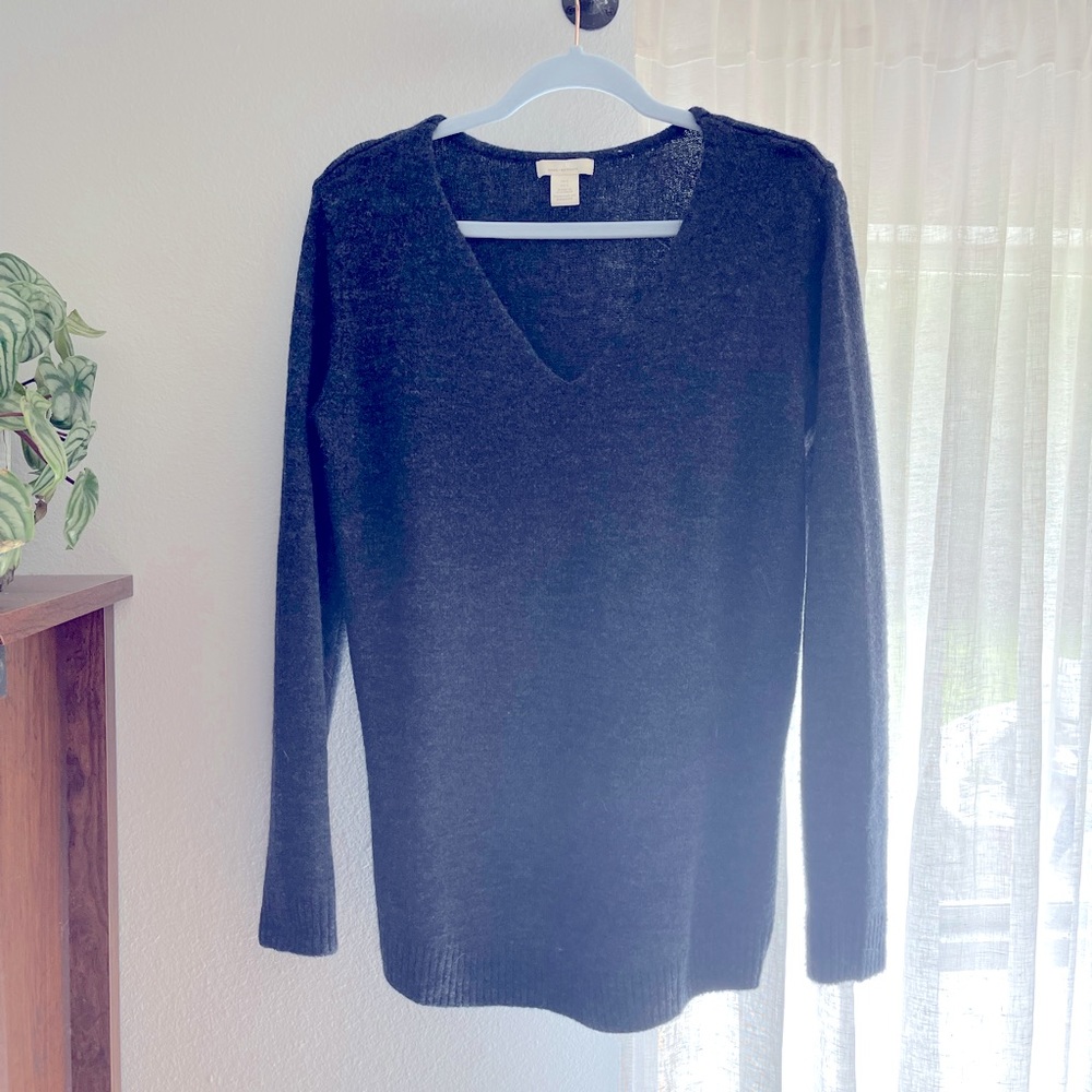 Heather Navy Blue H&M Maternity Sweater